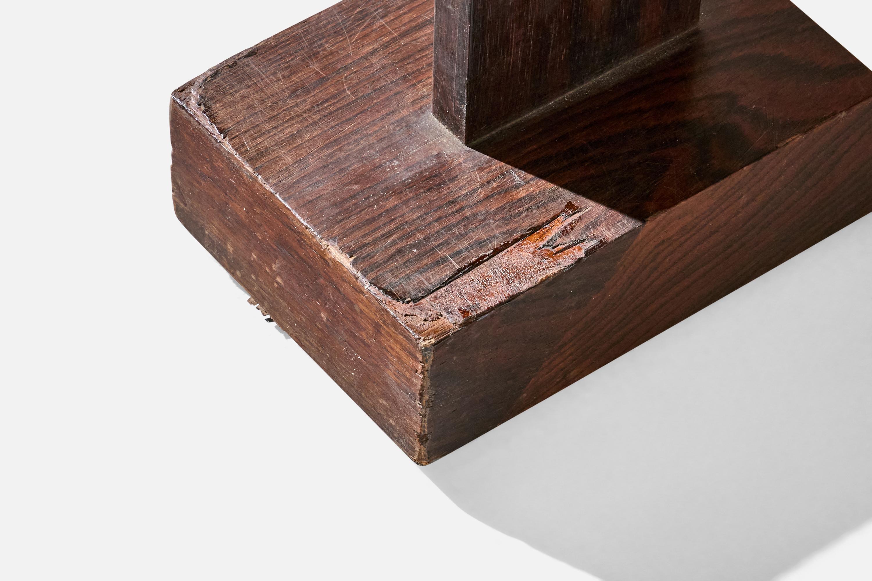 Celina Decorações, Couchtisch, Holz, Marmor, Brasilien, 1960er Jahre im Angebot 1