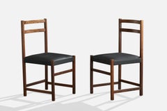 Celina Decorações, Sedie da sala da pranzo, Legno, Pelle, Brasile, anni '60