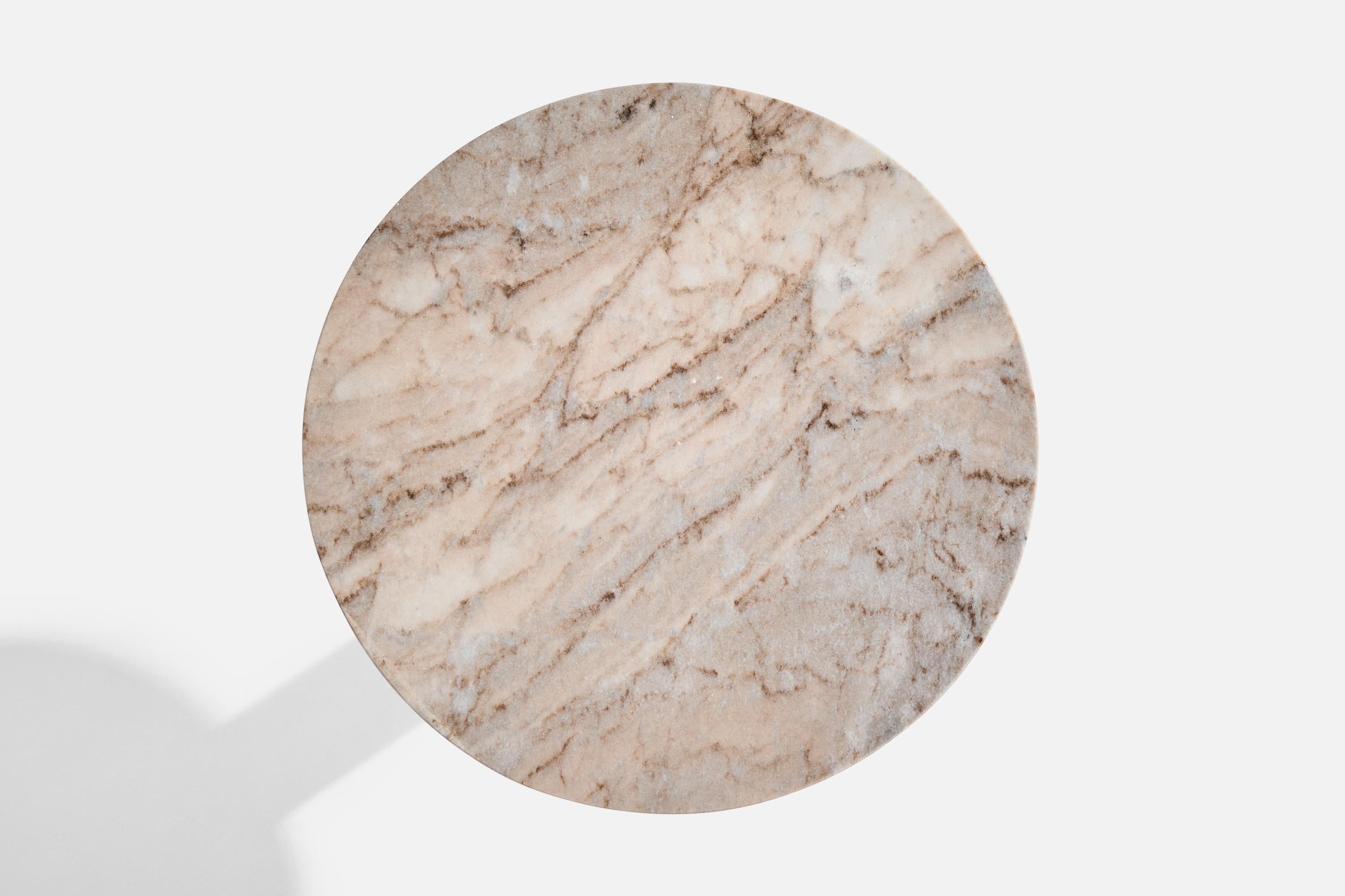 Metà XX secolo Celina Decorações, Tavolino, Wood, Marmo, Brasile, 1960s in vendita