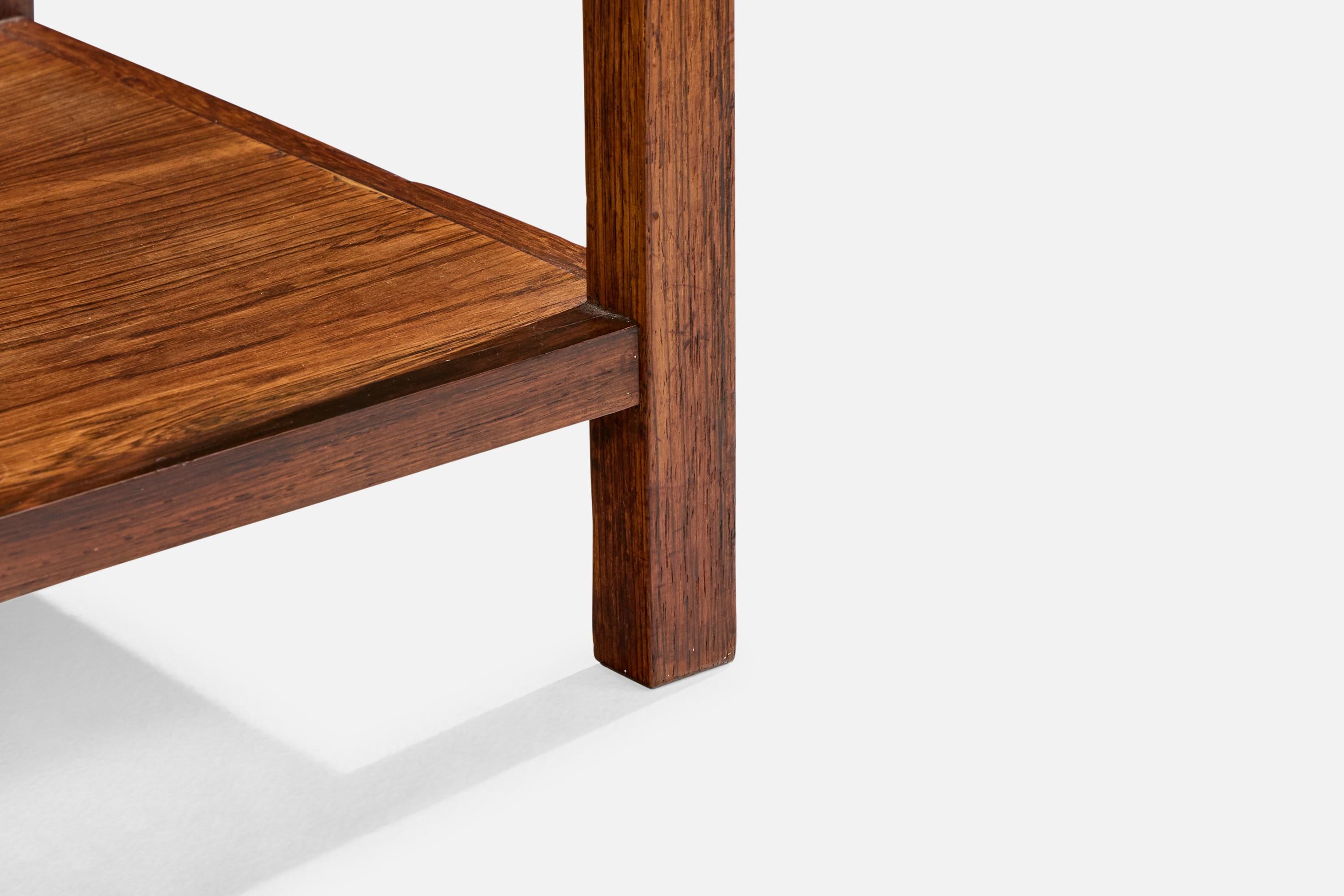 Celina Decorações, Side Tables, Wood, Marble, Brazil, 1960s en vente 4