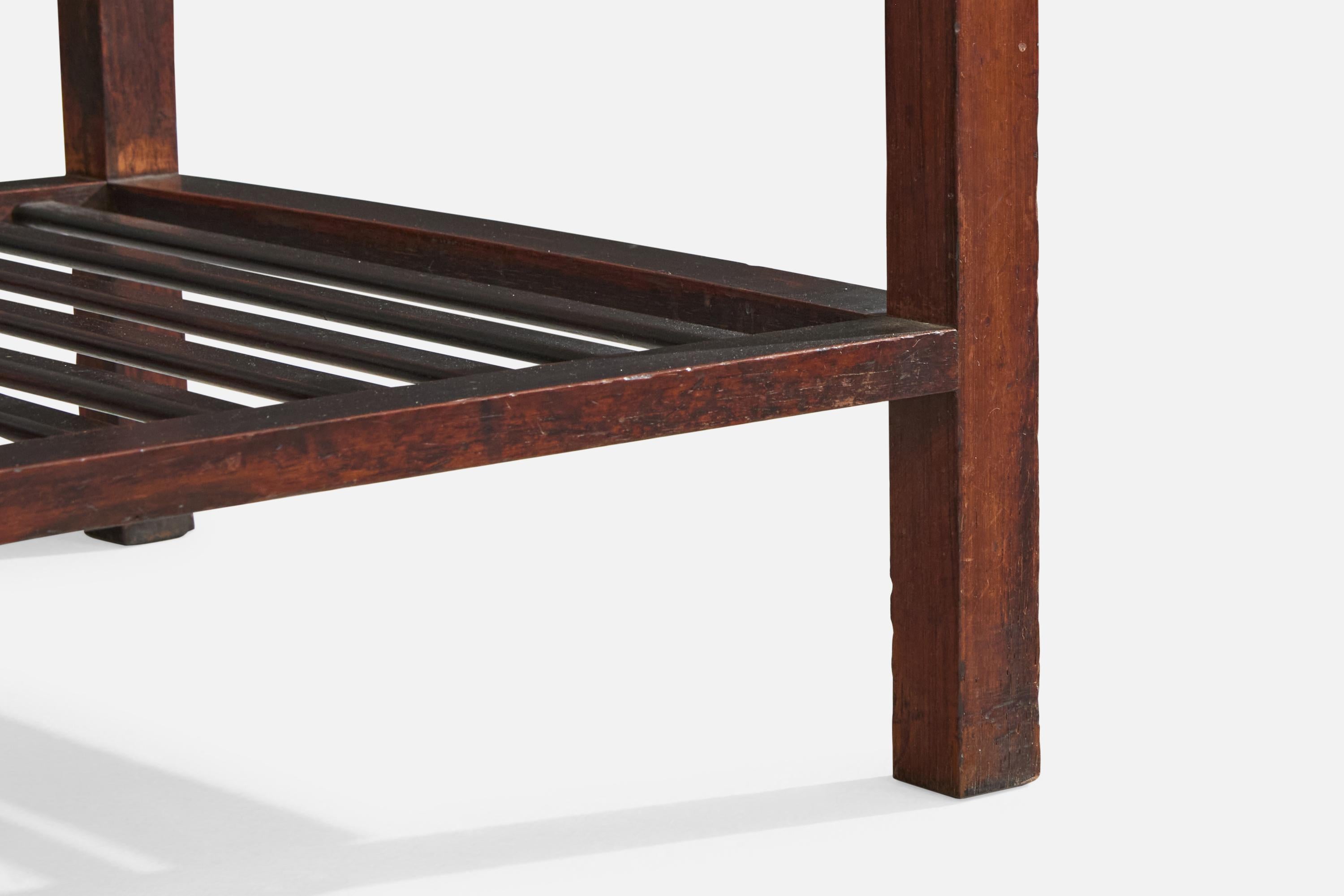 Celina Decorações, Beistelltische, Holz, Marmor, Brasilien, 1960er im Angebot 5