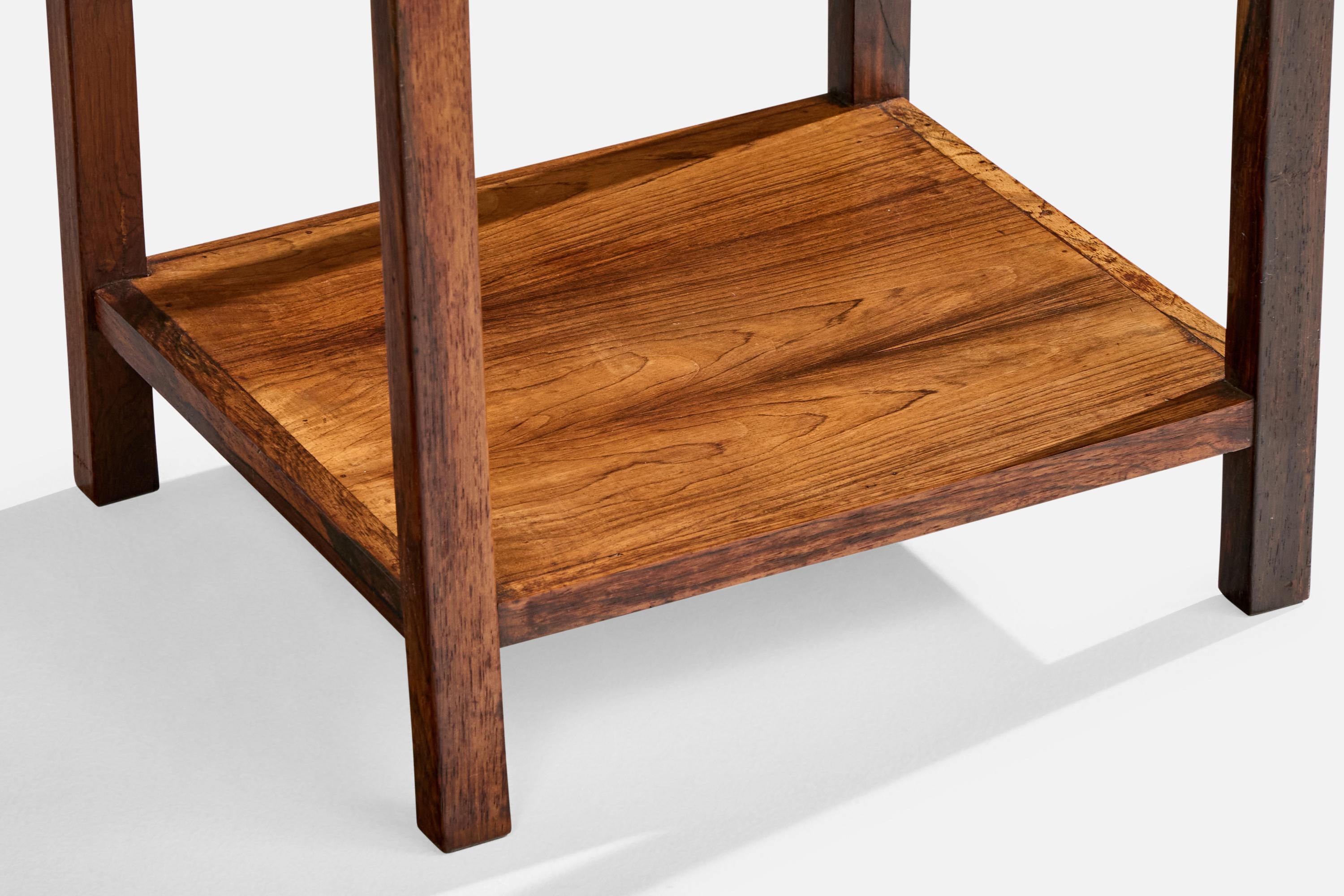 Celina Decorações, Side Tables, Wood, Marble, Brazil, 1960s en vente 5
