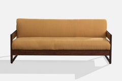 Celina Decorações, Sofa, Wood, Fabric, Brazil, 1960s