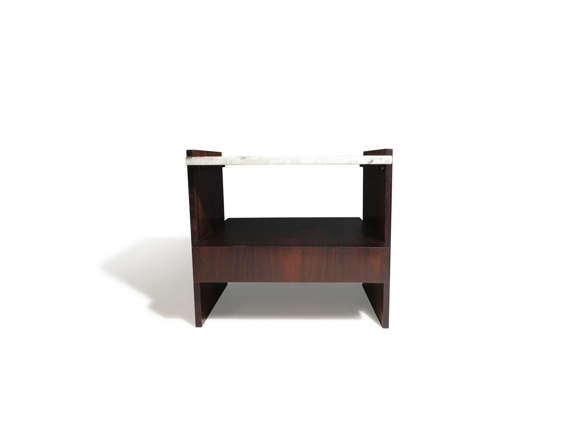 Mid-Century Modern Celina Zilberberg Celina Decorações Brazilian Modern Side Tables or Nightstands For Sale