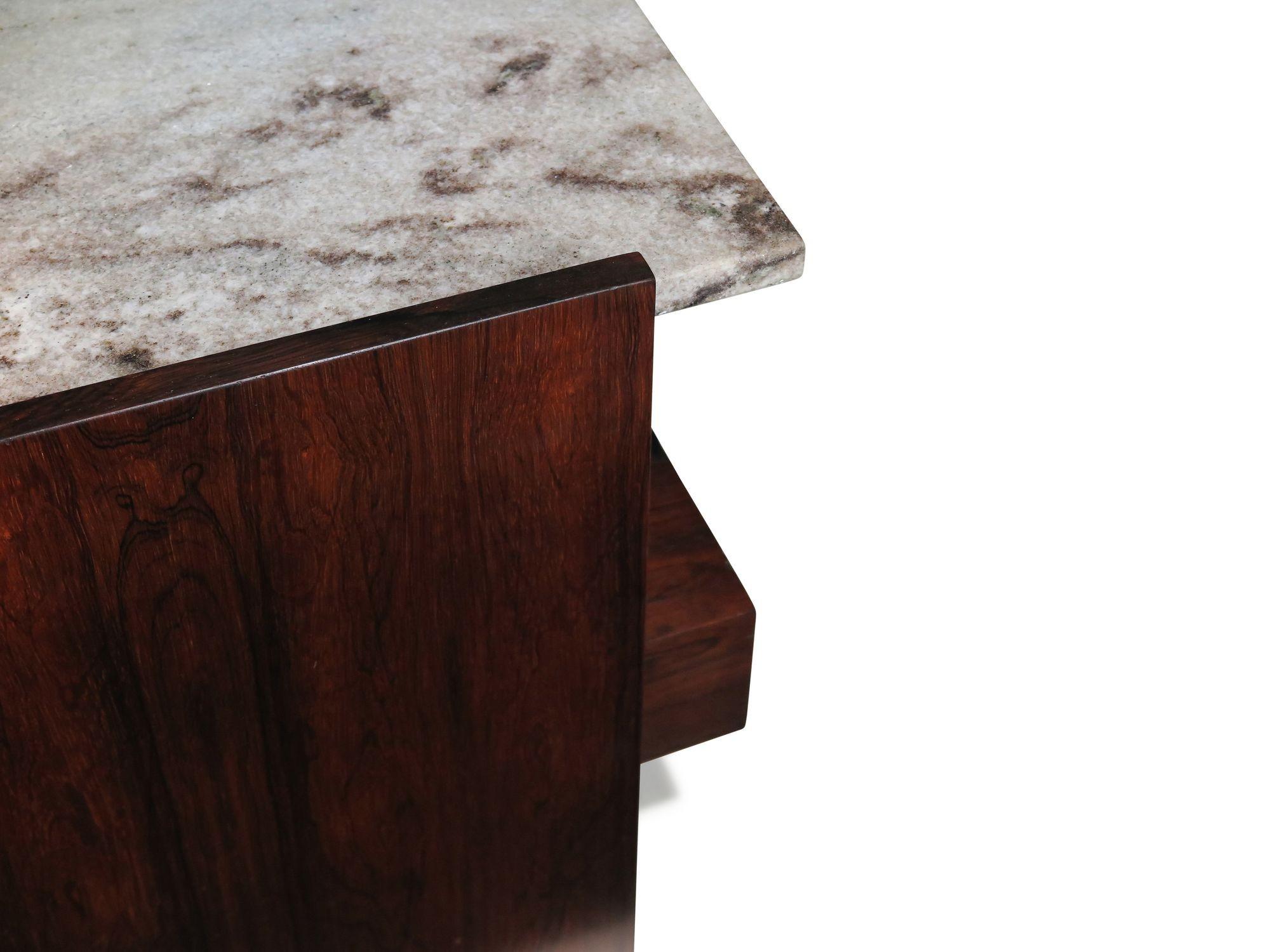 20th Century Celina Zilberberg Celina Decorações Brazilian Modern Side Tables or Nightstands For Sale
