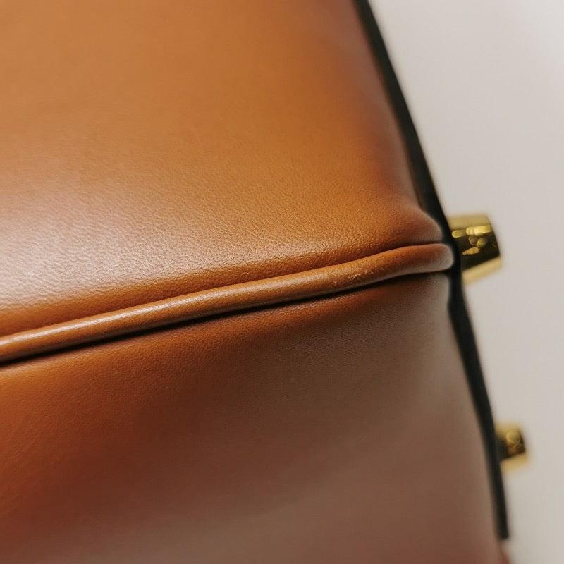 Celine 16 Bag Medium Caramel Natural Tan Smooth Calfskin Leather 8