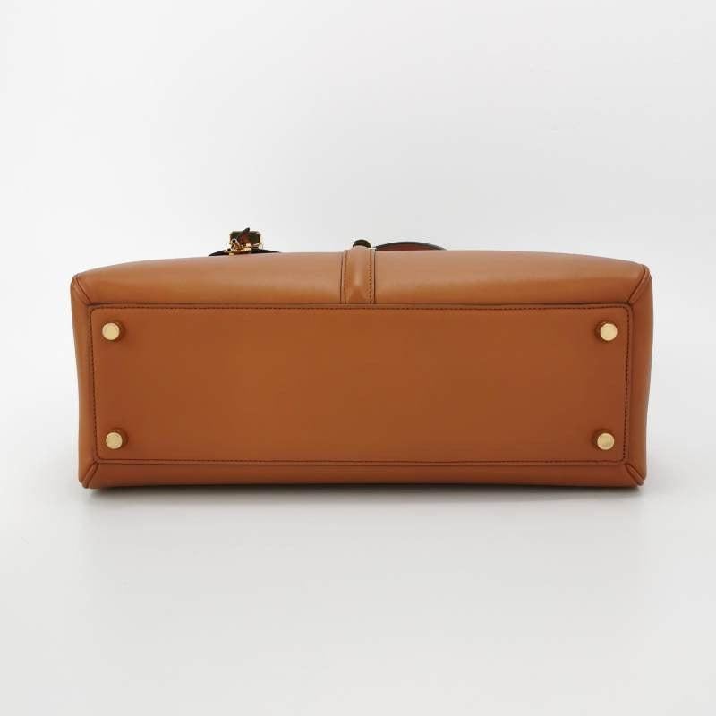 Brown Celine 16 Bag Medium Caramel Natural Tan Smooth Calfskin Leather