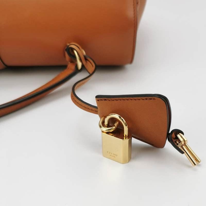 Celine 16 Bag Medium Caramel Natural Tan Smooth Calfskin Leather 3