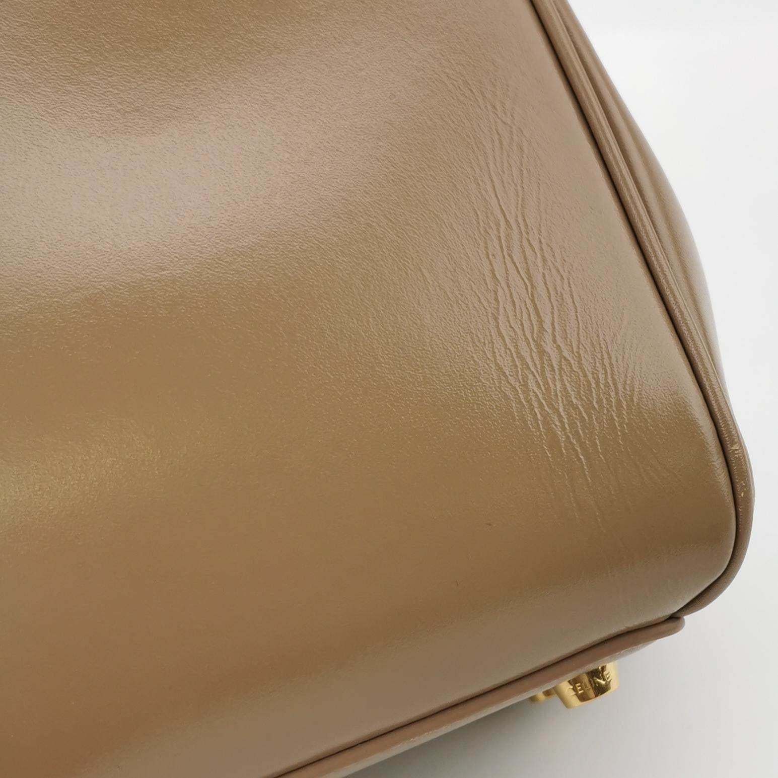 Celine 16 Bag Small Beige Smooth Calfskin Leather For Sale 6