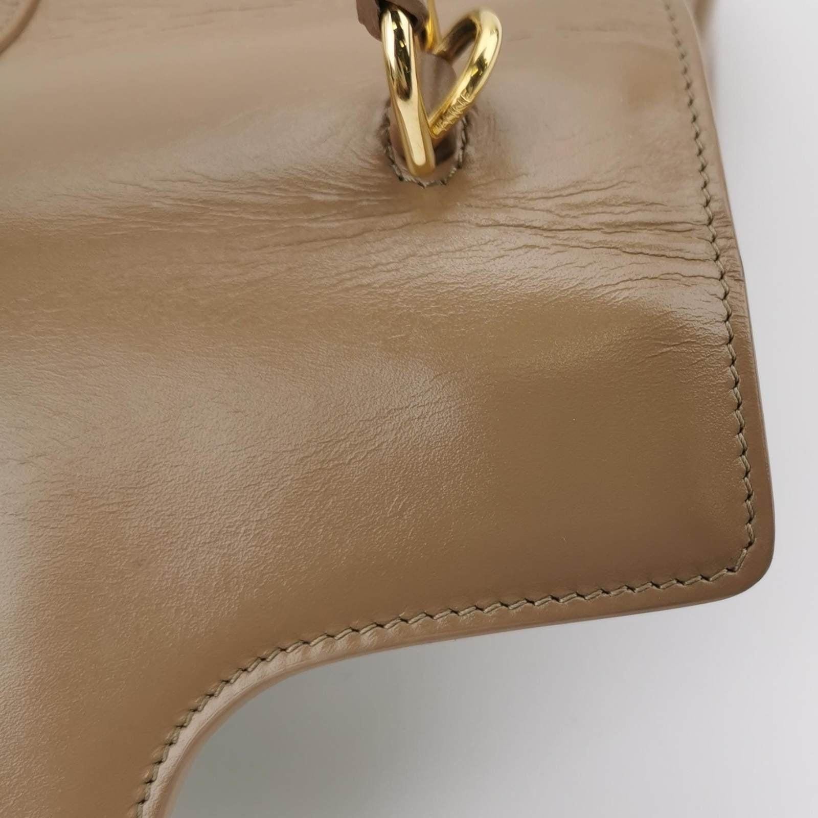 Celine 16 Bag Small Beige Smooth Calfskin Leather For Sale 7