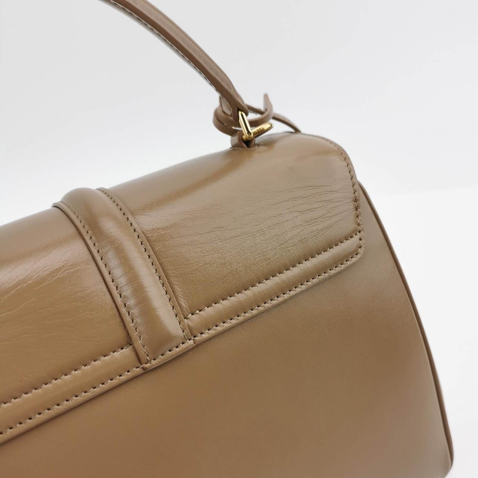 Celine 16 Bag Small Beige Smooth Calfskin Leather For Sale 8