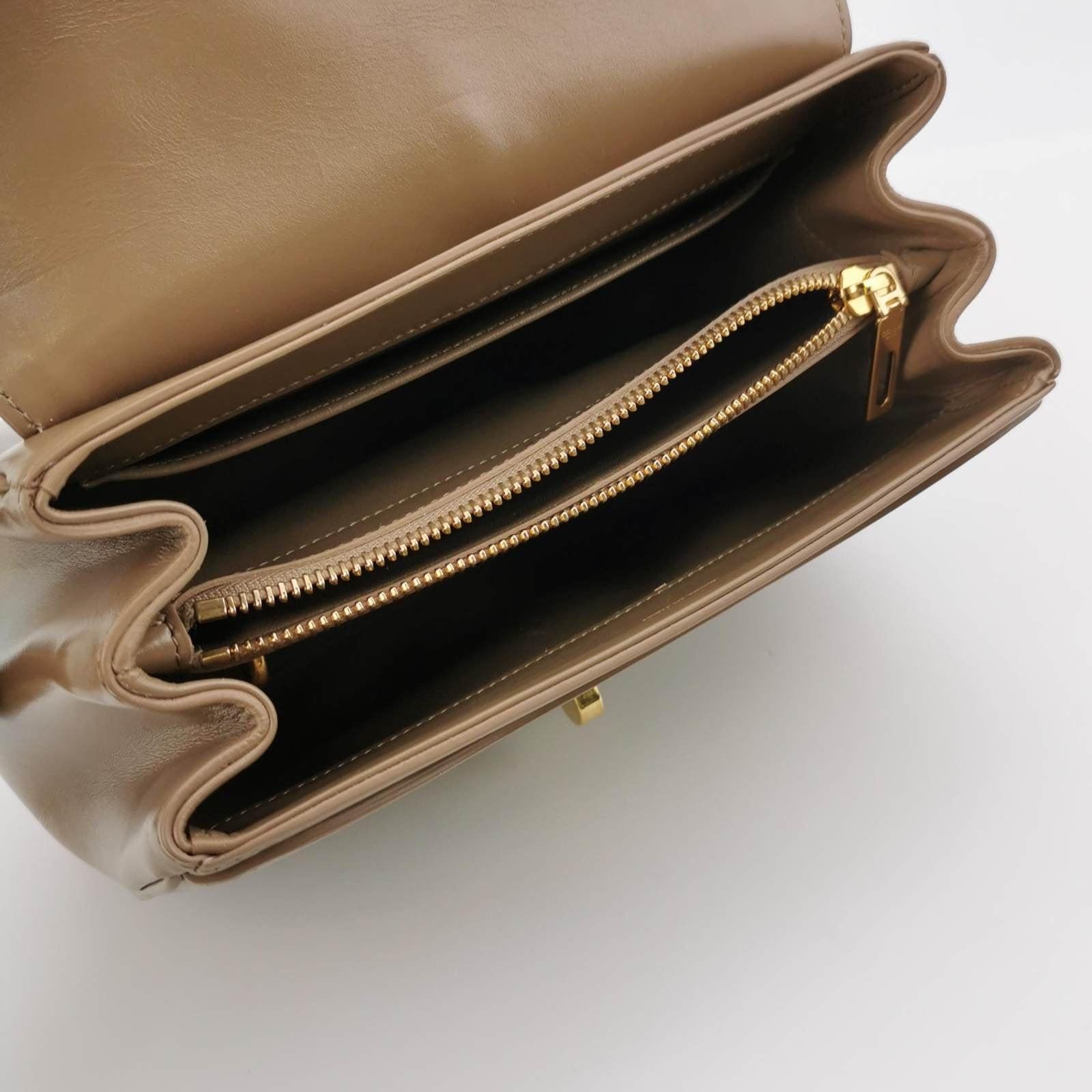 Women's Celine 16 Bag Small Beige Smooth Calfskin Leather For Sale