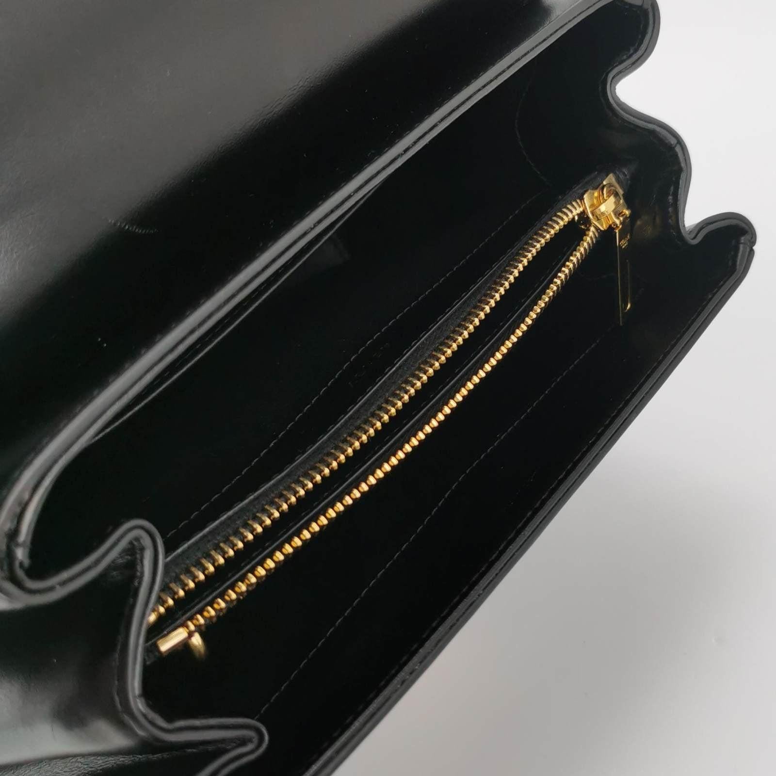 Celine 16 Bag Small Black Smooth Calfskin Leather 3