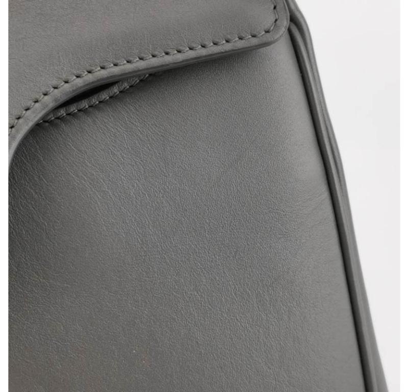 Celine 16 Bag Small Grey Smooth Calfskin Leather 9