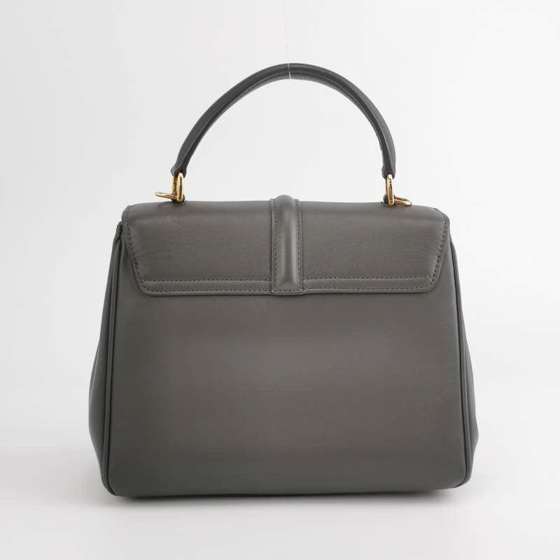 Women's Celine 16 Bag Small Grey Smooth Calfskin Leather