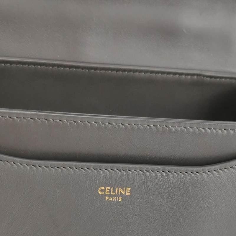 Celine 16 Bag Small Grey Smooth Calfskin Leather 1