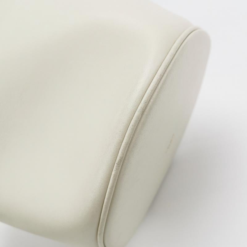 Celine 16 Bucket Bag White Calfskin Leather Crossbody Bag 6