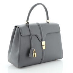 Celine 16 Top Handle Bag Grained Calfskin Medium