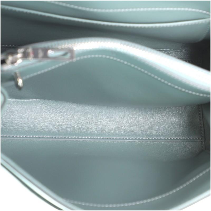 Gray Celine 16 Top Handle Bag Smooth Calfskin Small