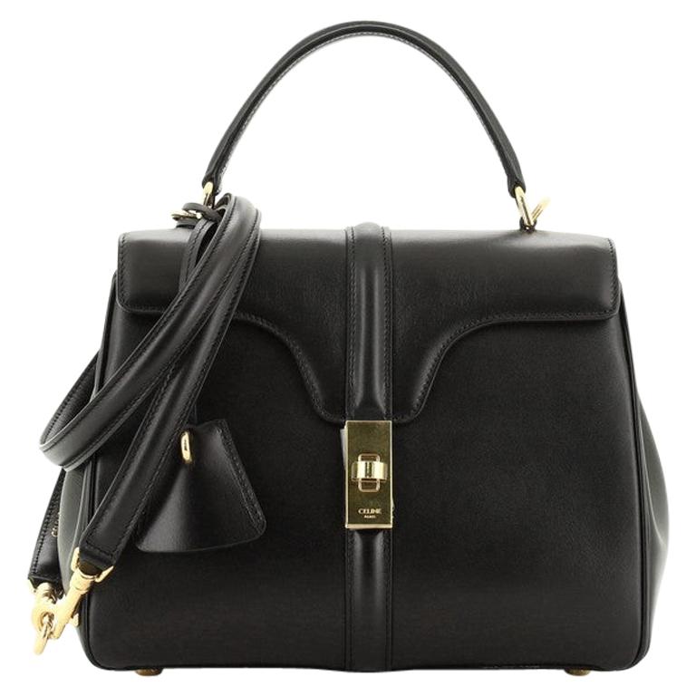 Celine 16 Top Handle Bag Smooth Calfskin Small