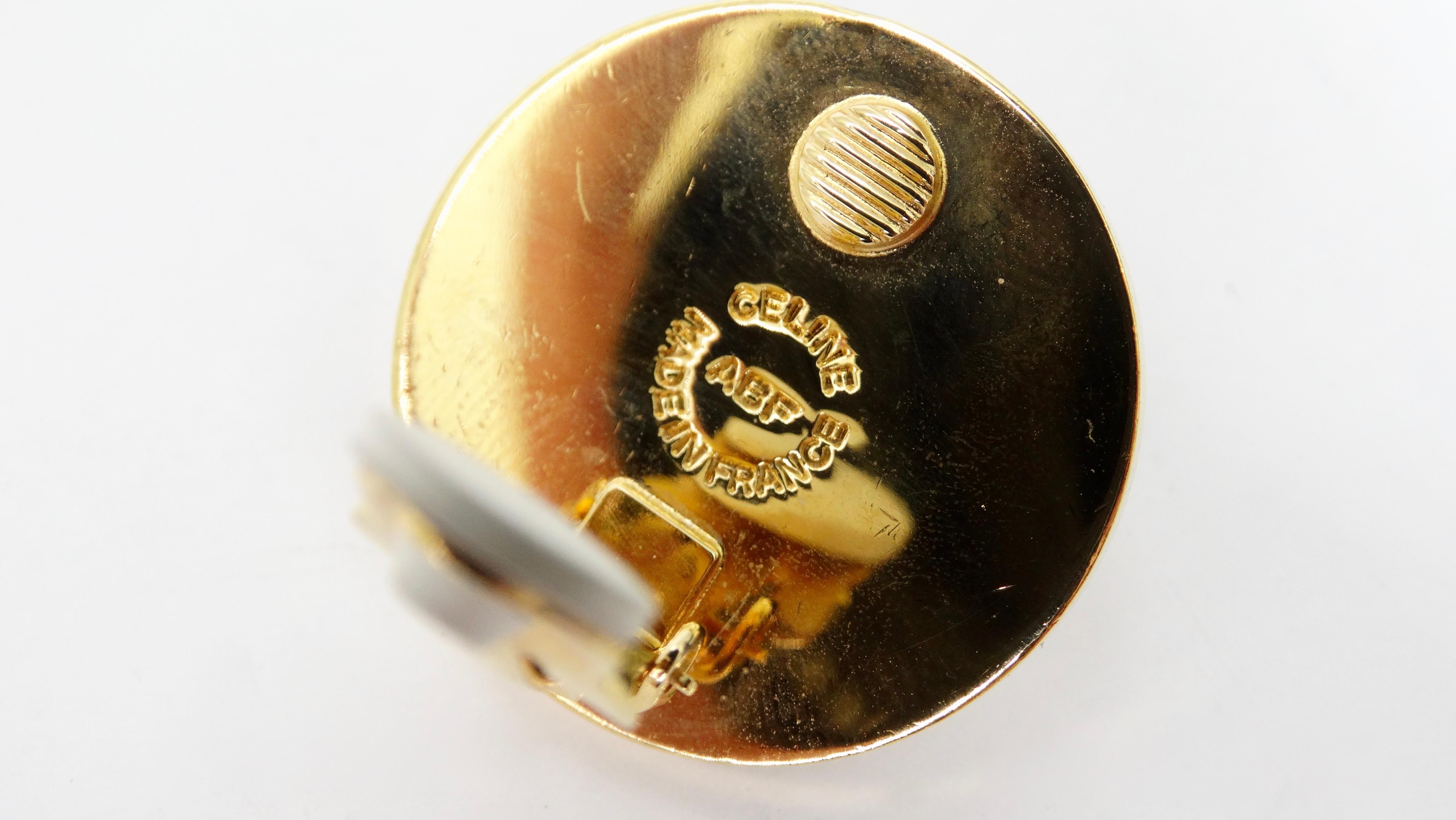 celine vintage earrings