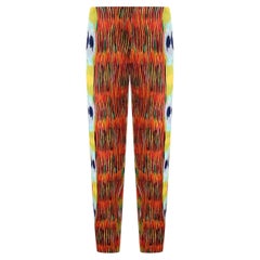 Celine 2000s abstract print Cropped trousers / Multiple colors