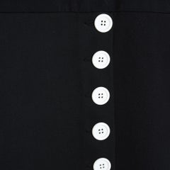 Céline 2016 Robe Noir FR40 Phoebe Philo Black Straight Dress UK12 US8 NEW Celine