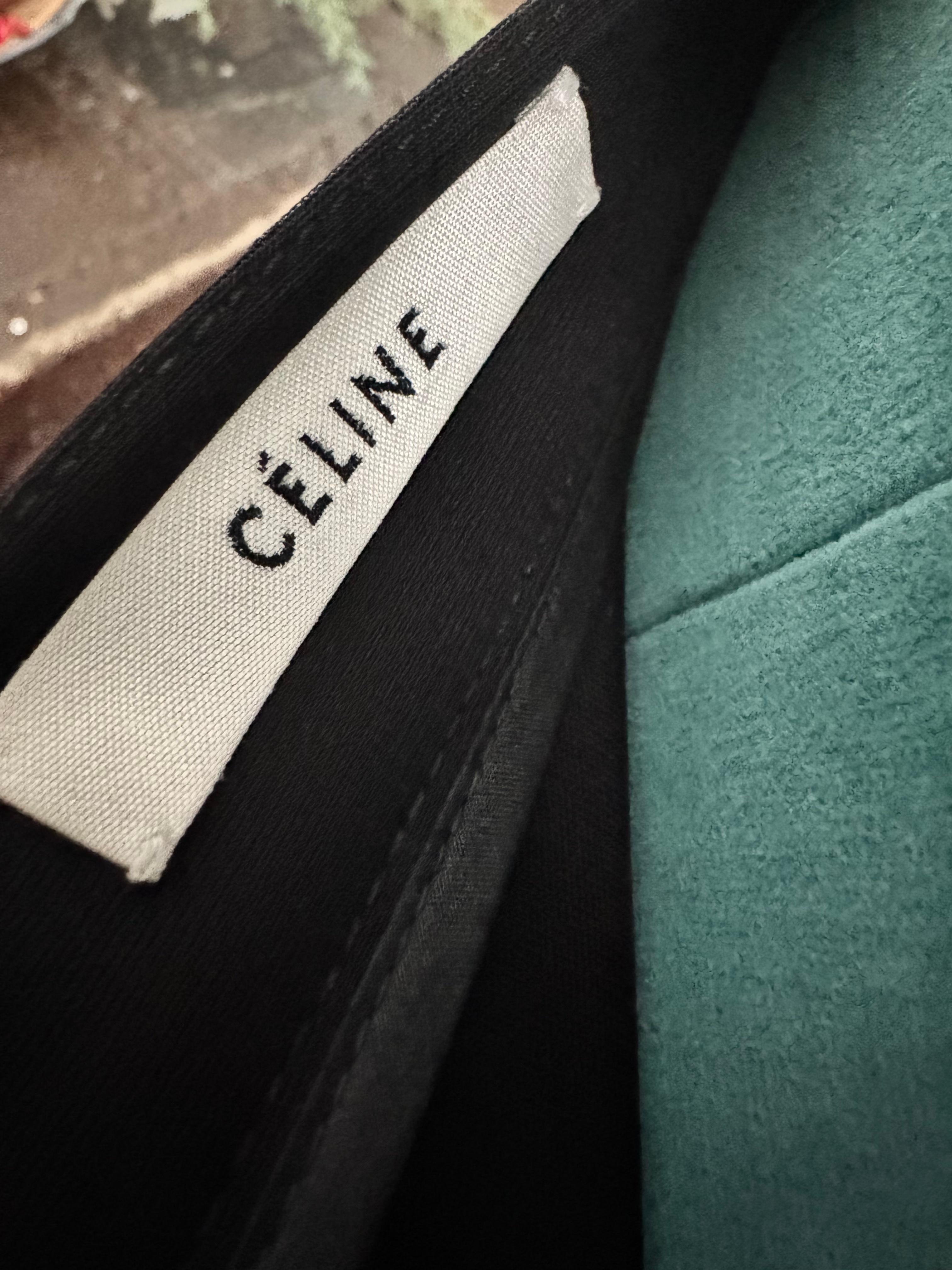 Women's or Men's Celine 2017 Runway Black / Red Maxi Skirt  For Sale