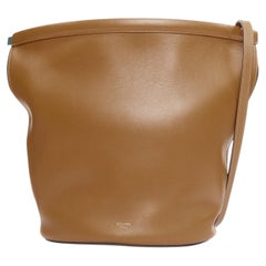 CELINE 2018 Phoebe Philo Clasp Bucket calf leather metal clasp shoulder bag