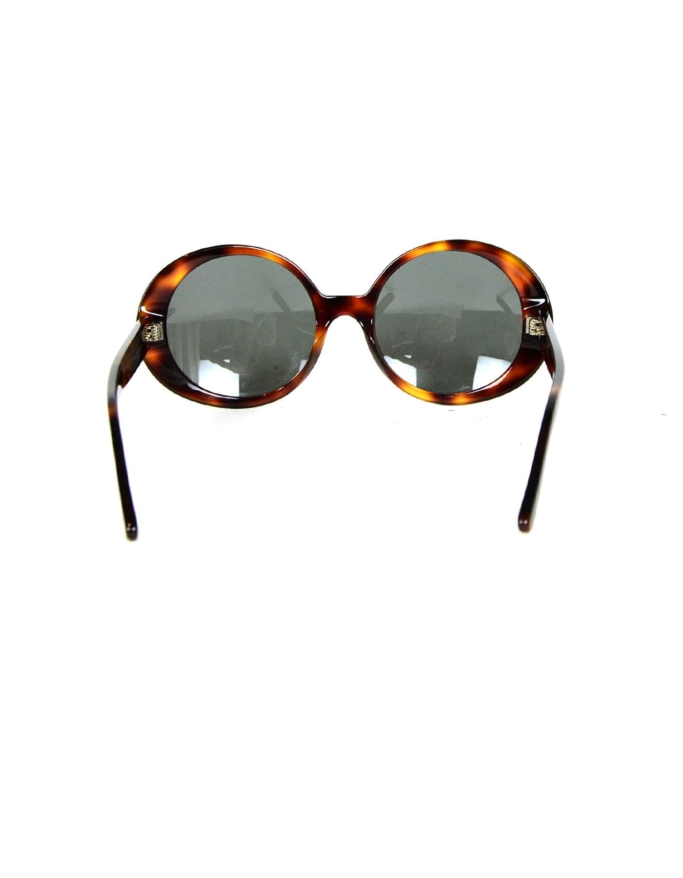 celine round tortoise sunglasses