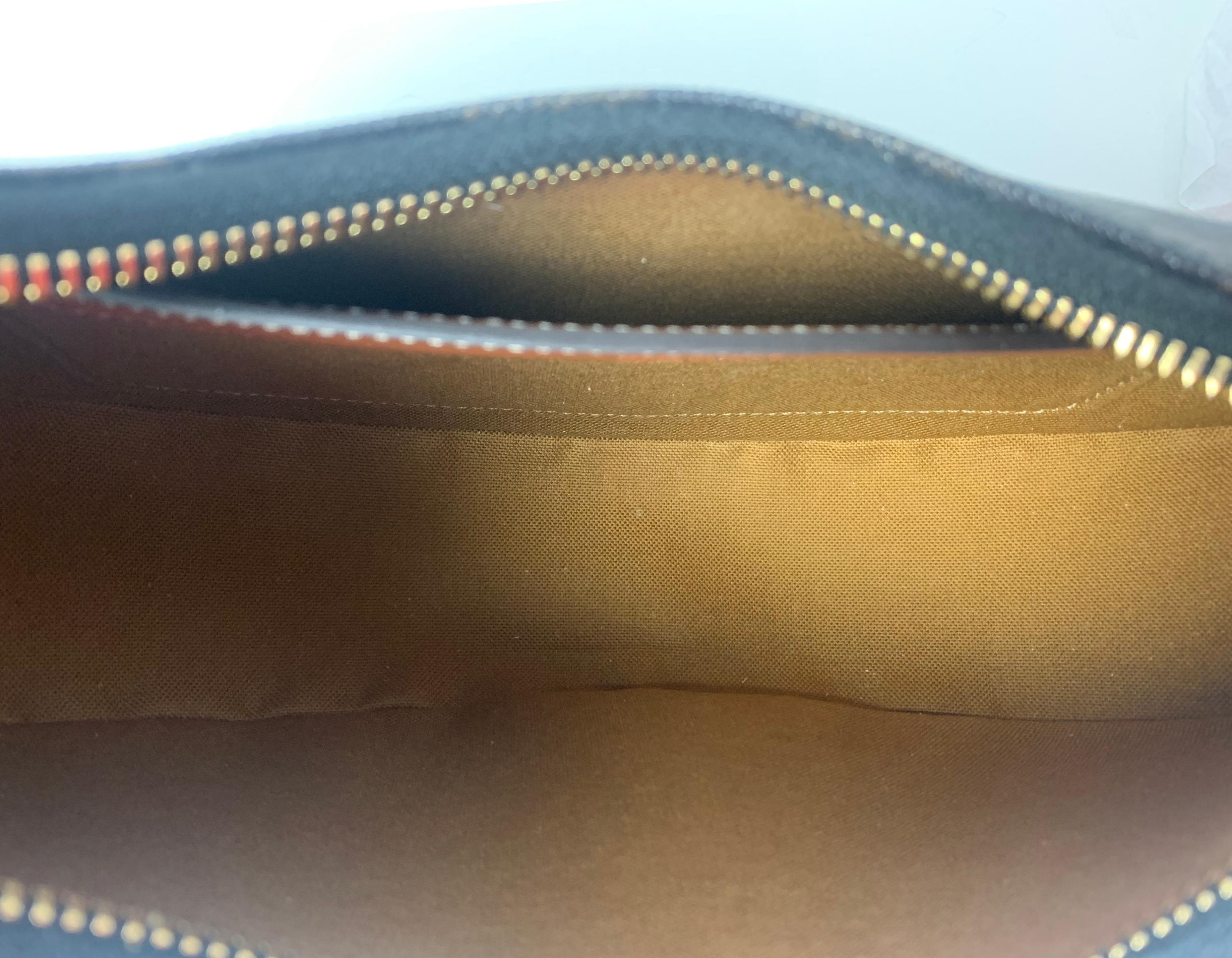 Celine 2020 NEW Triomphe Canvas Printed Ava Crescent Shoulder Bag 2