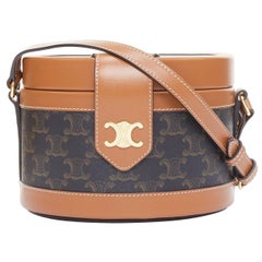 CELINE 2021 Tambour marron Triomphe bolso crossbody circe Blackpink Lisa