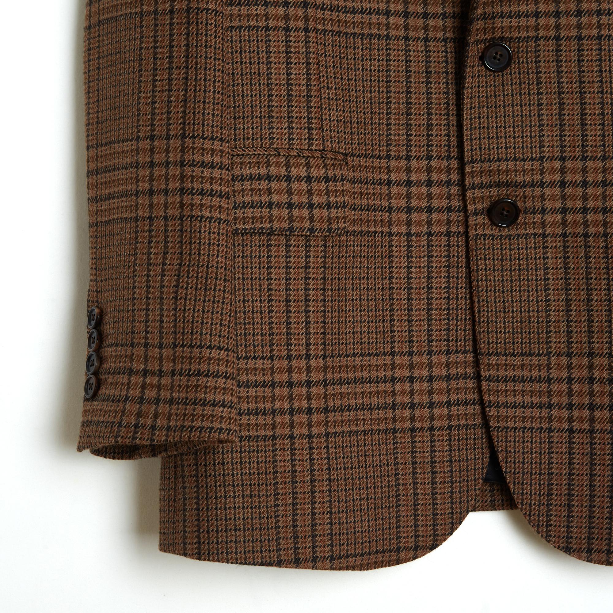 Celine 2021 Veste FR38 Slimane Chaqueta oversize a cuadros Blazer UK10 US8 Céline Marrón en venta
