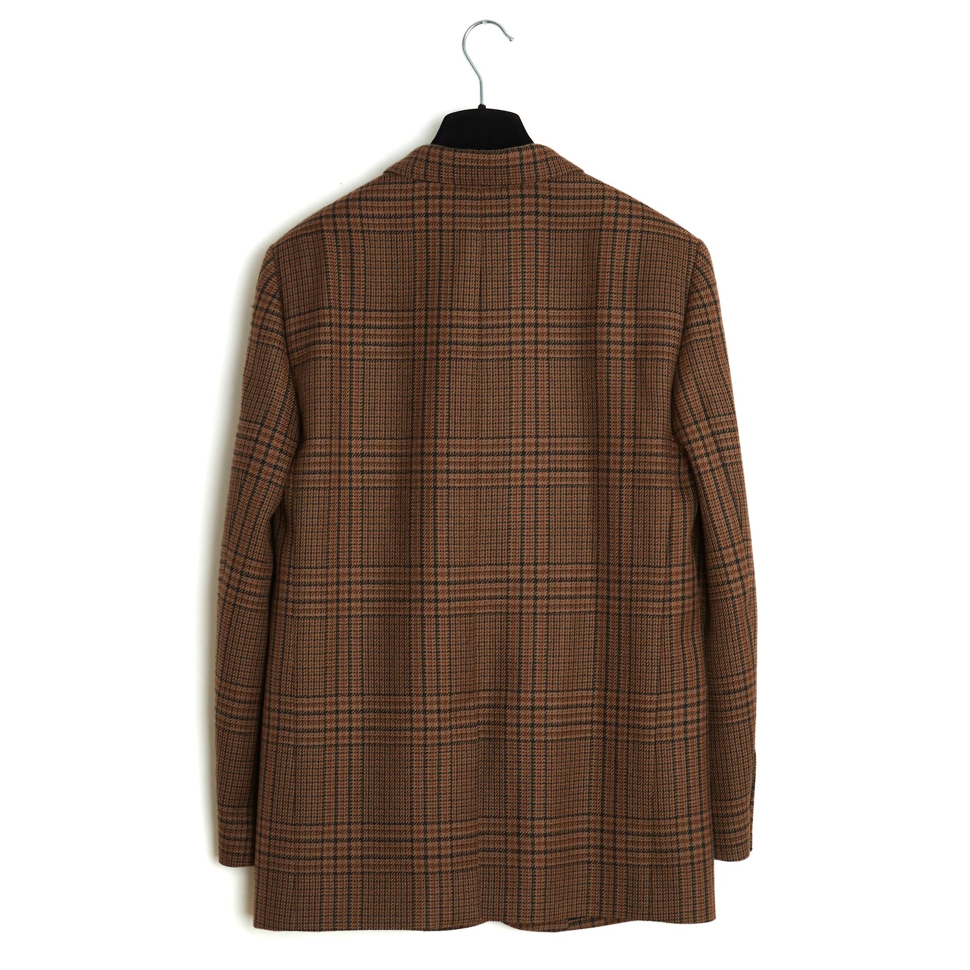 Celine 2021 Veste FR38 Slimane Chaqueta oversize a cuadros Blazer UK10 US8 Céline en venta 1
