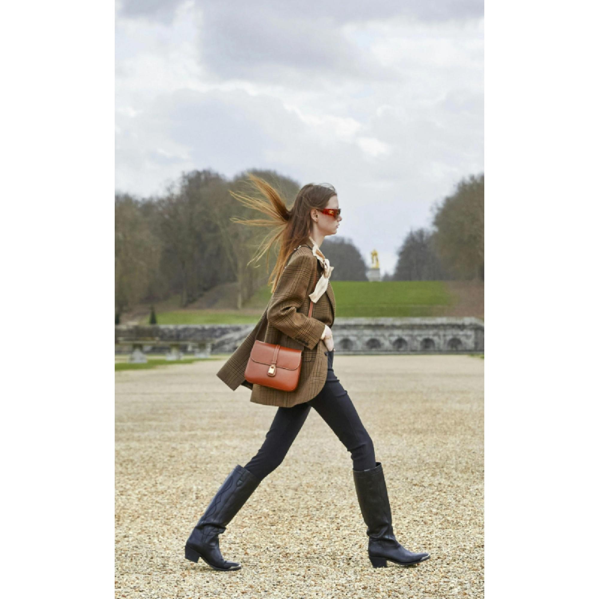 Celine 2021 Veste FR38 Slimane Chaqueta oversize a cuadros Blazer UK10 US8 Céline en venta 2