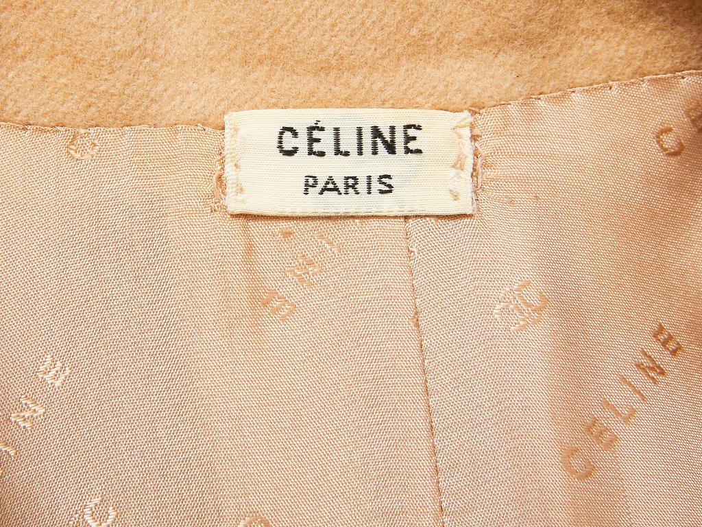 Celine 70's Blazer with Leather Detail  1
