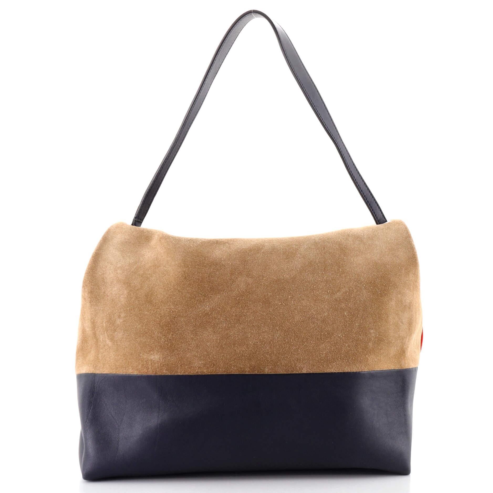 Handtasche aus Wildleder von Celine All (Braun)