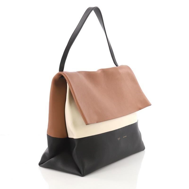 Brown Celine All Soft Tote Leather