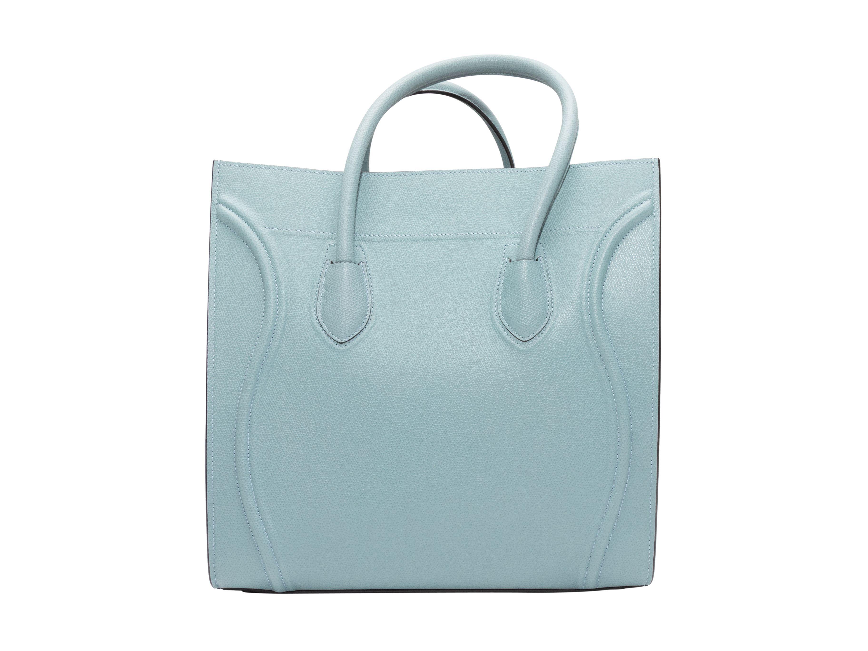 Women's Celine Antique Blue Phantom Luggage Tote