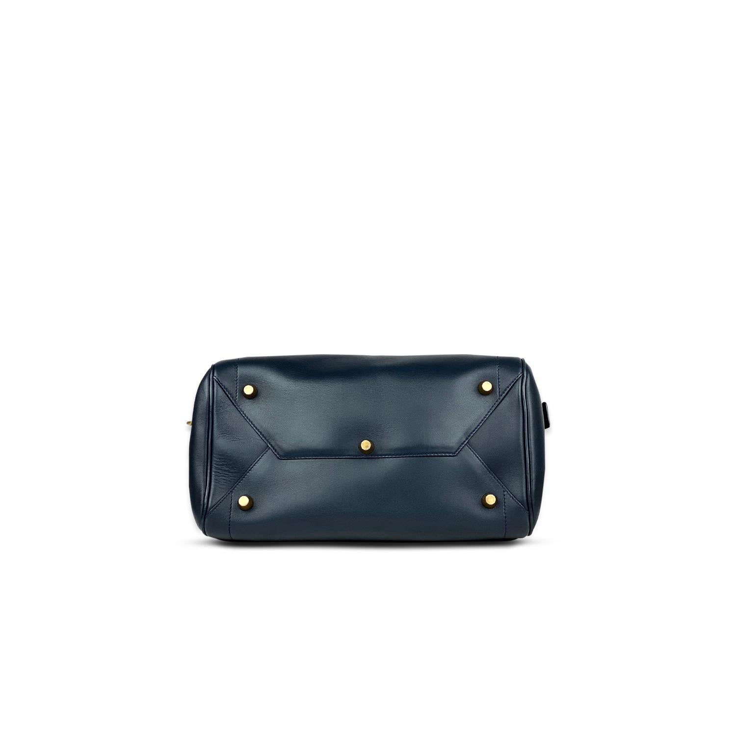 Black Celine Asymmetrical Duffle Bag For Sale