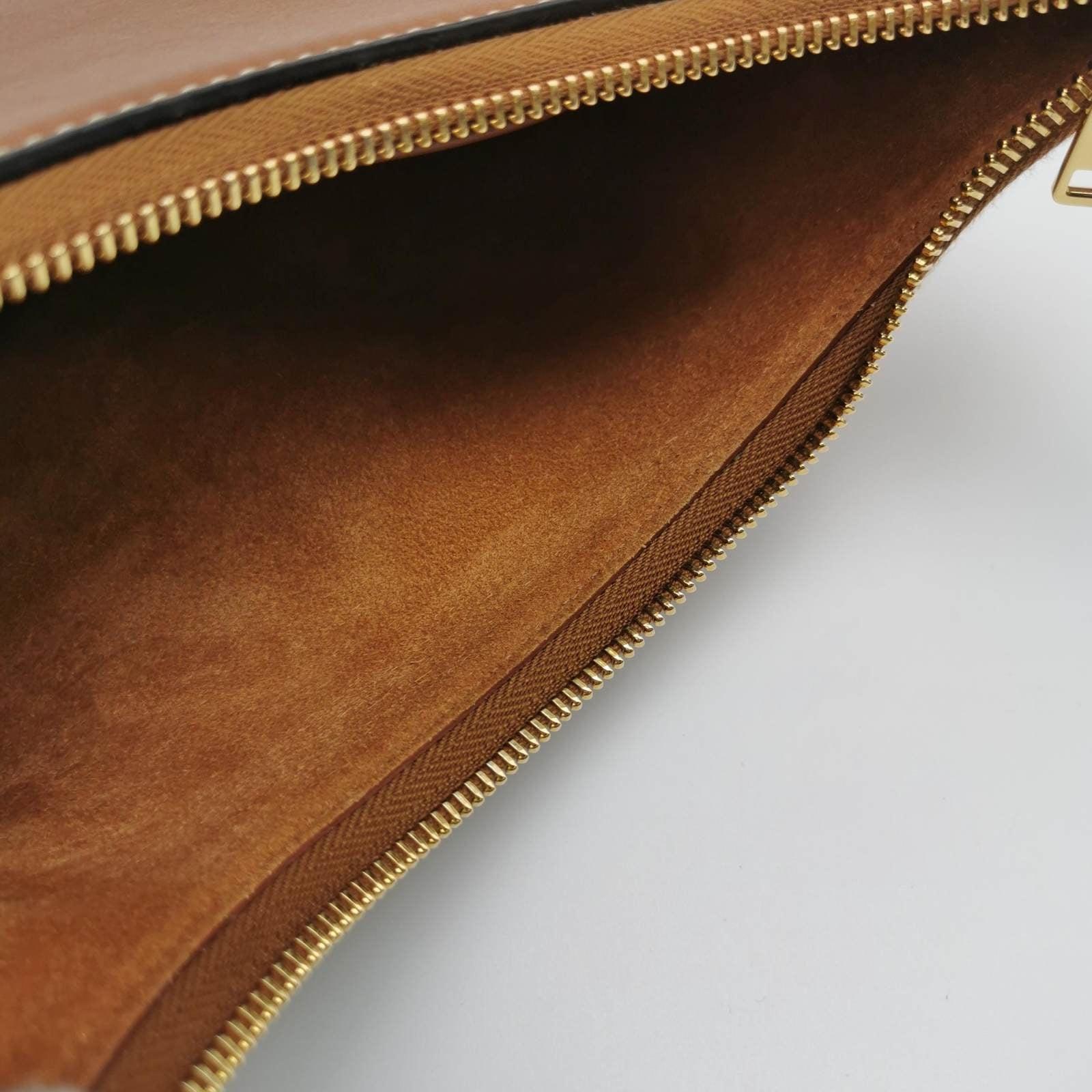 Celine Ava Hobo Natural Tan Brown Leather Shoulder Bag 6