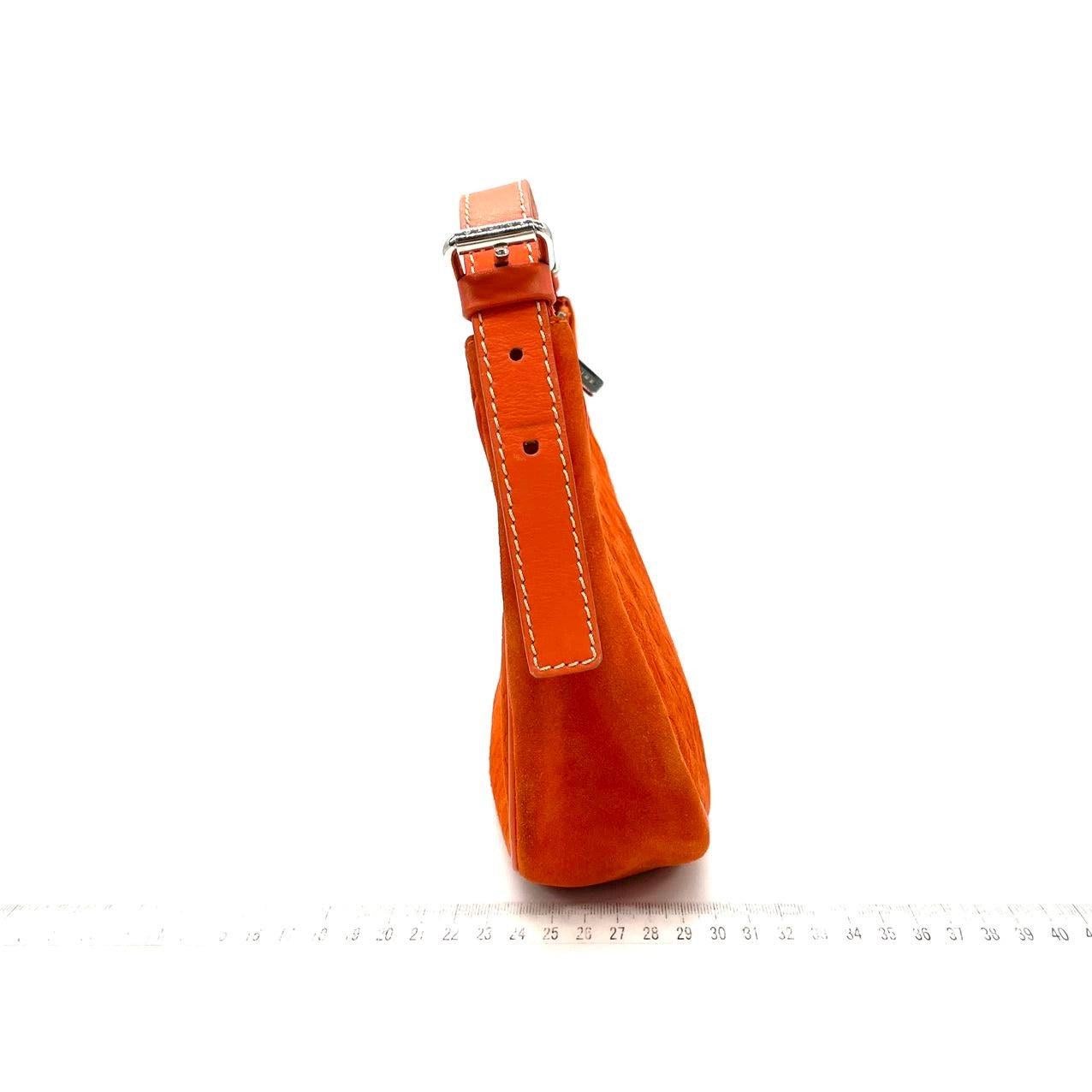 Celine Ava Hobo Naranja Ante Piel Bolso Vintage en venta 1