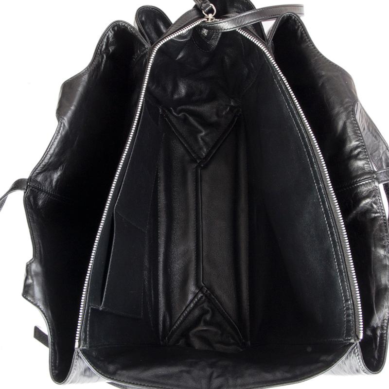 Women's CELINE back leather TRI-FOLD Shoulder Bag