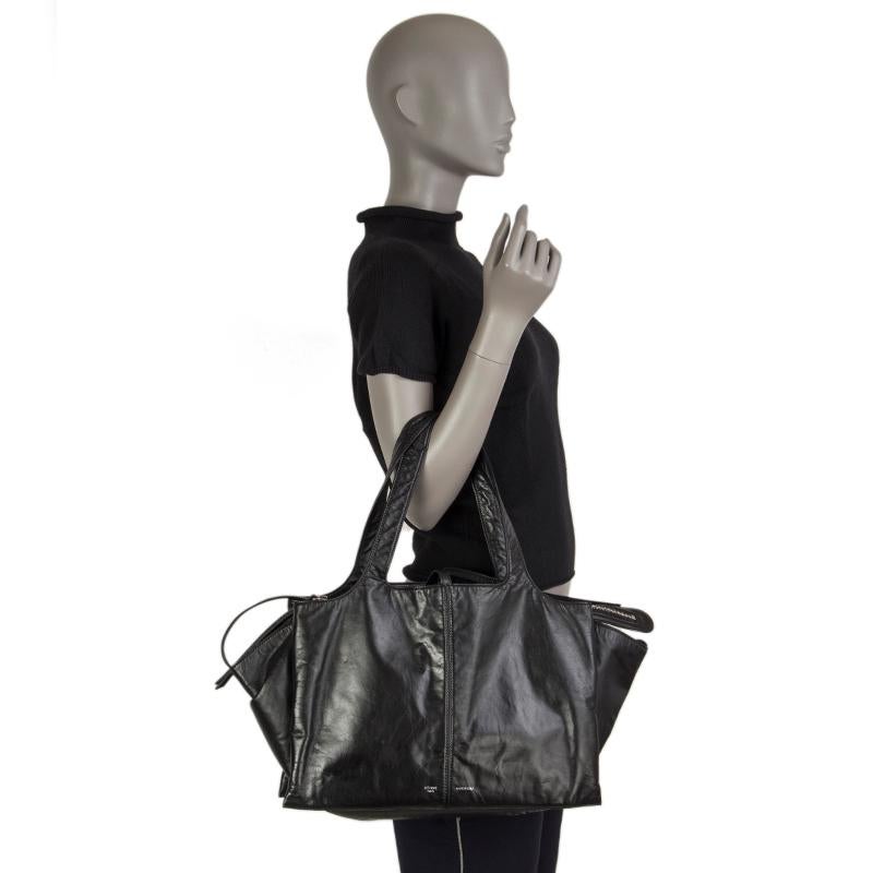 CELINE back leather TRI-FOLD Shoulder Bag 3