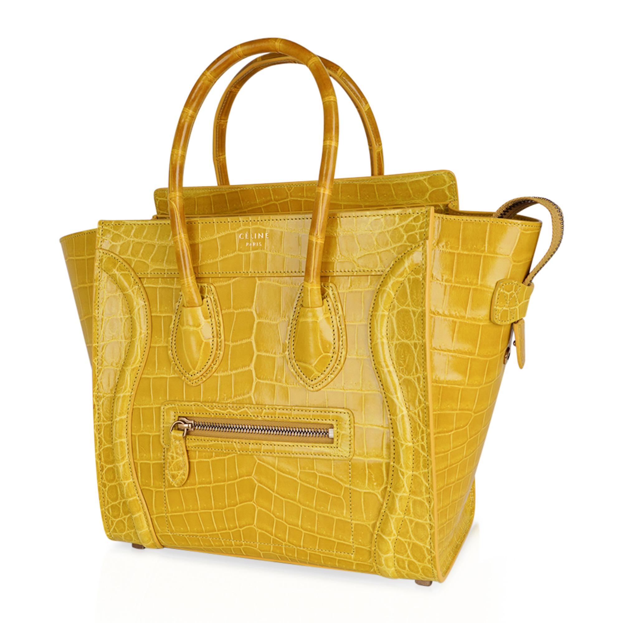 celine bag yellow