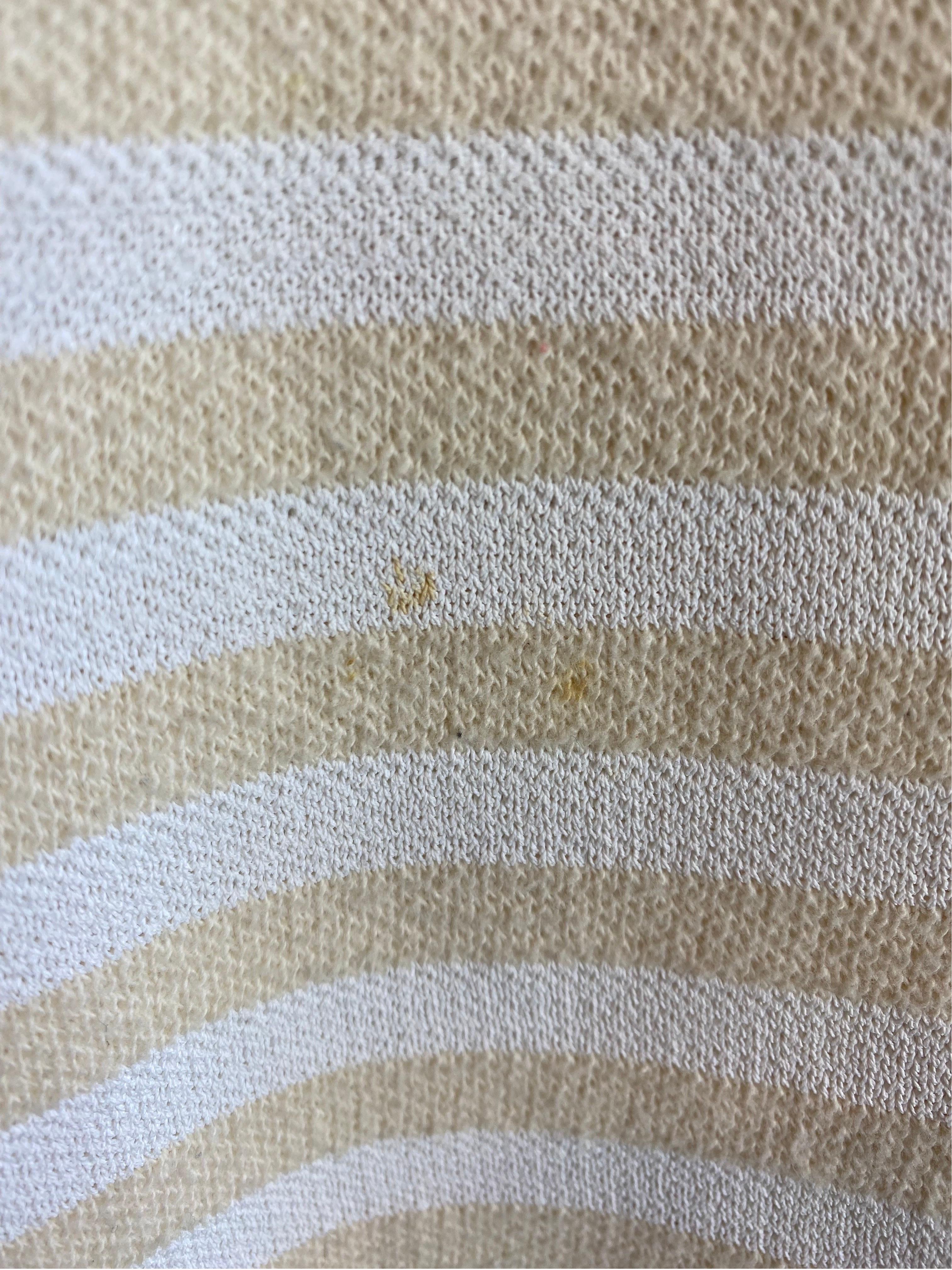 Gray Celine beige and white stripes Sweater For Sale