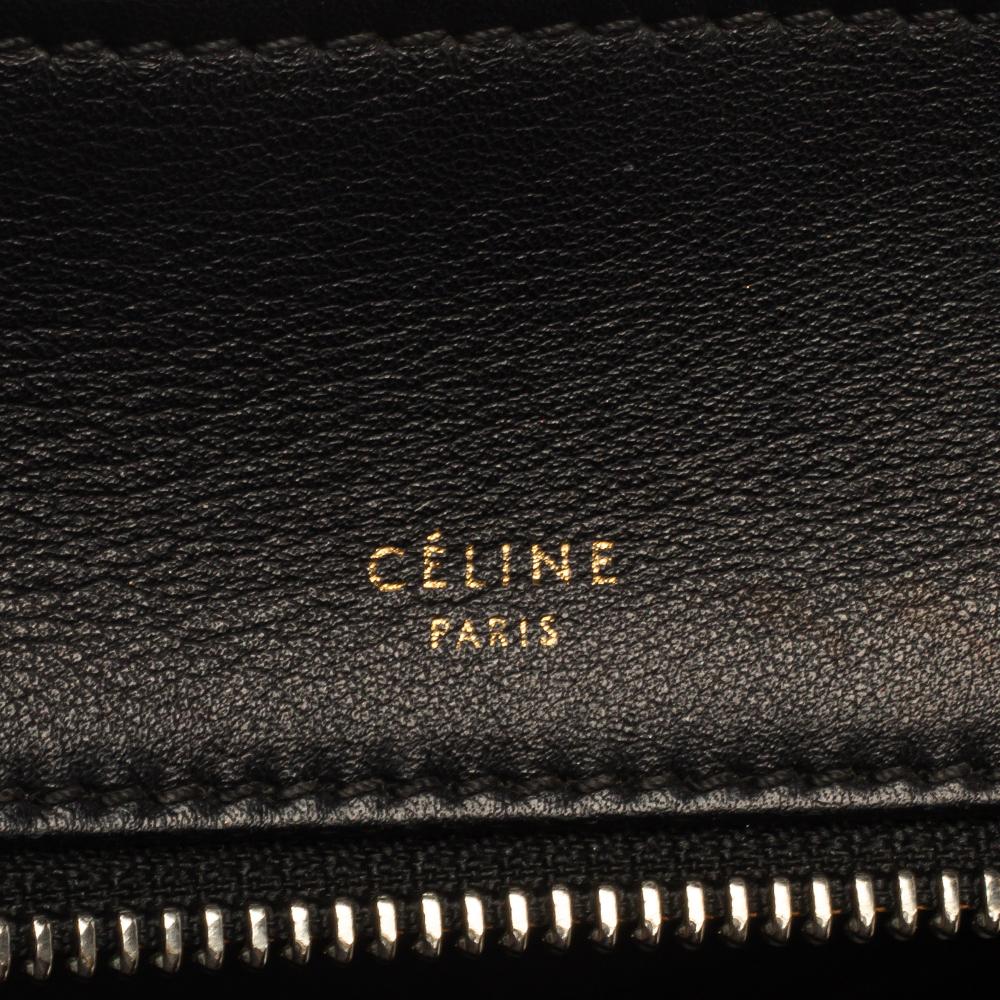 Céline Beige/Black Calfhair and Leather Small Edge Bag 5