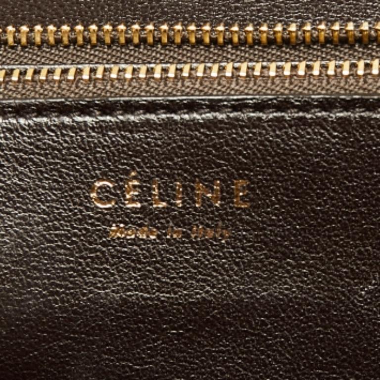 Celine Beige/Cream Watersnake Medium Classic Box Shoulder Bag For Sale 4