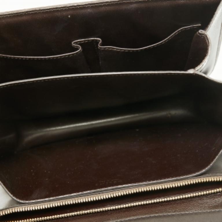 Celine Beige/Cream Watersnake Medium Classic Box Shoulder Bag For Sale 5