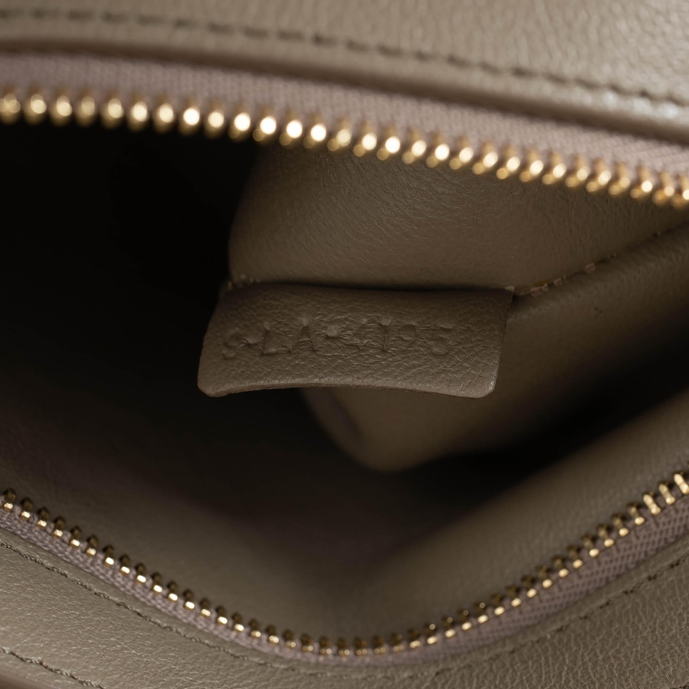 CELINE beige croc nubuck 2016 CABAS PHANTOM Tote Bag For Sale 4